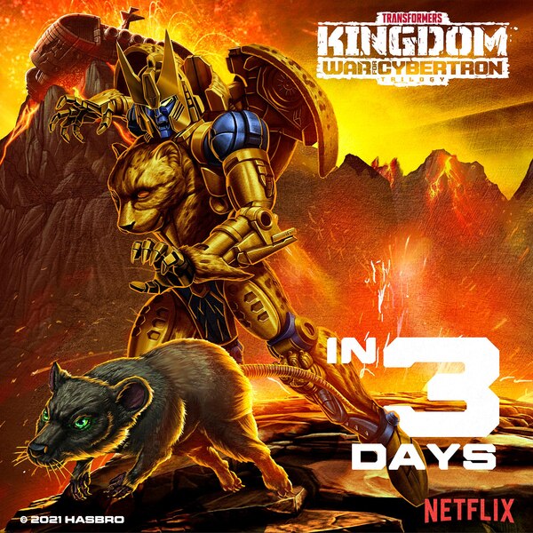 Transformers War For Cybertron Kingdom Countdown   3 Days Promo Poster (1 of 1)
